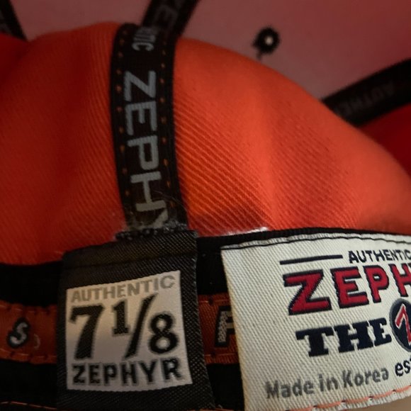 Orange & Black Philadelphia Flyers Fitted Hat Authentic Zephyr Z Hat 7 1/8 NHL - Picture 7 of 8